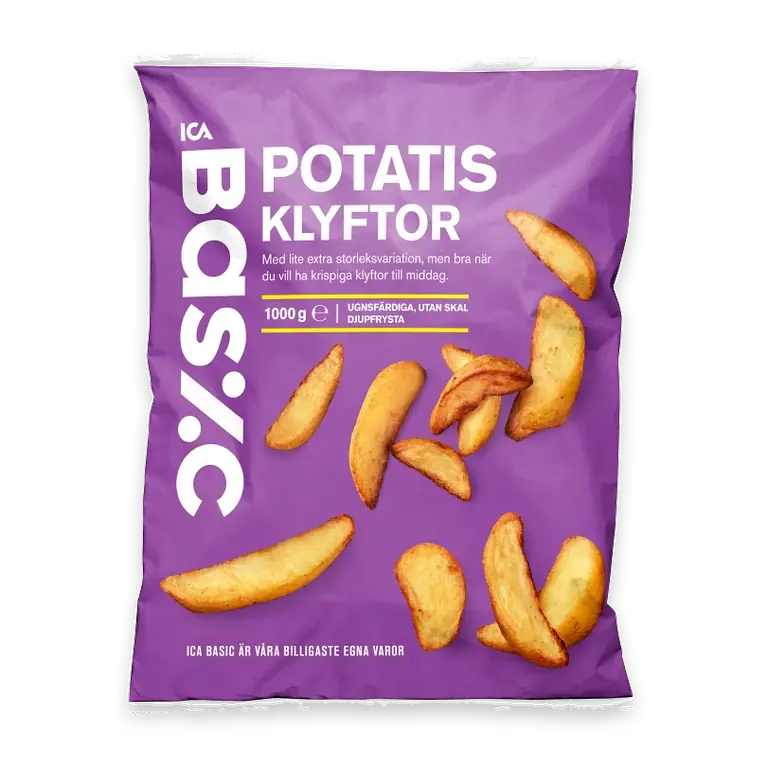 Potatisklyftor Fryst 1kg