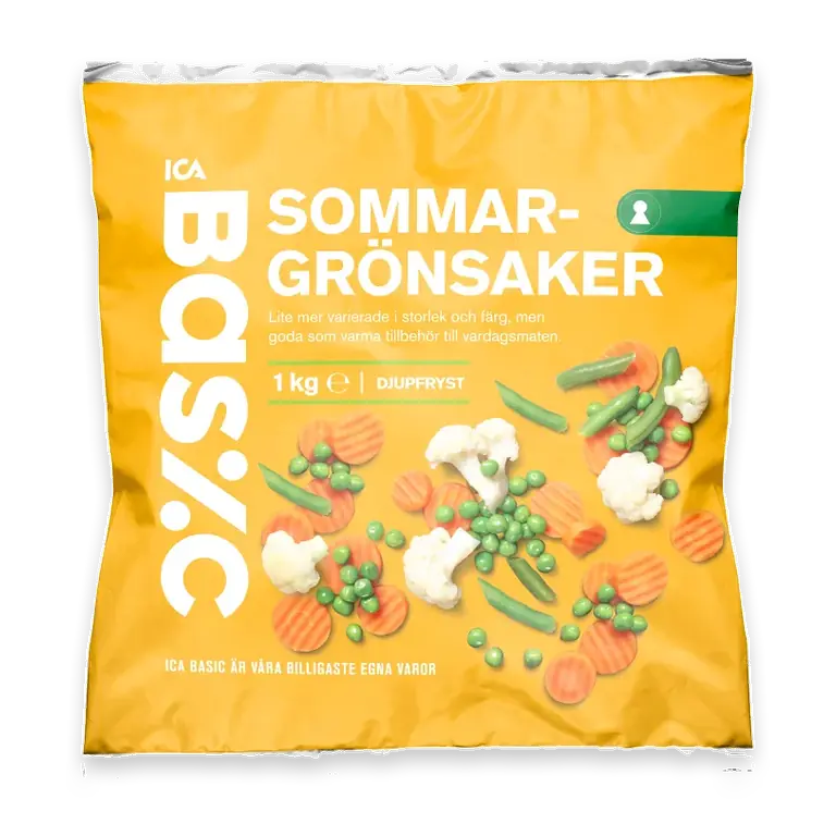 Sommargrönsaker Fryst 1kg