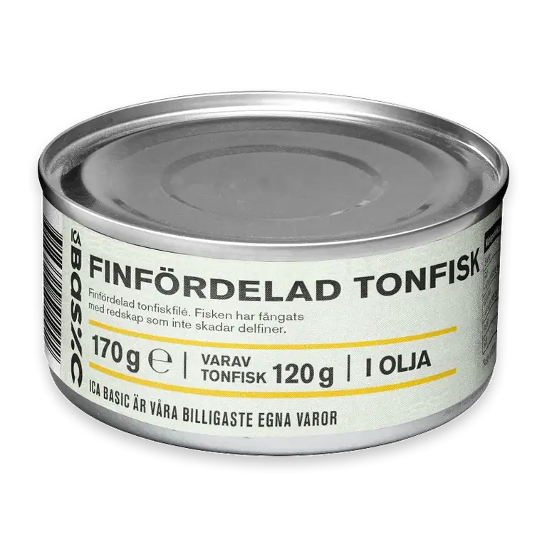 Tonfisk finfördelad i olja 170g