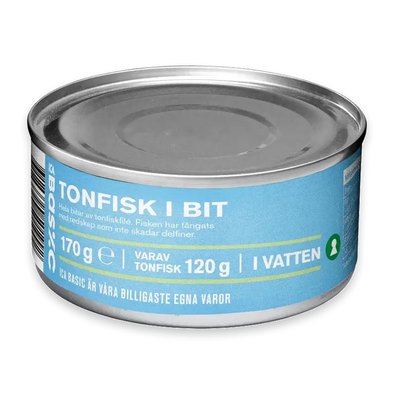 Tonfisk i vatten 170g