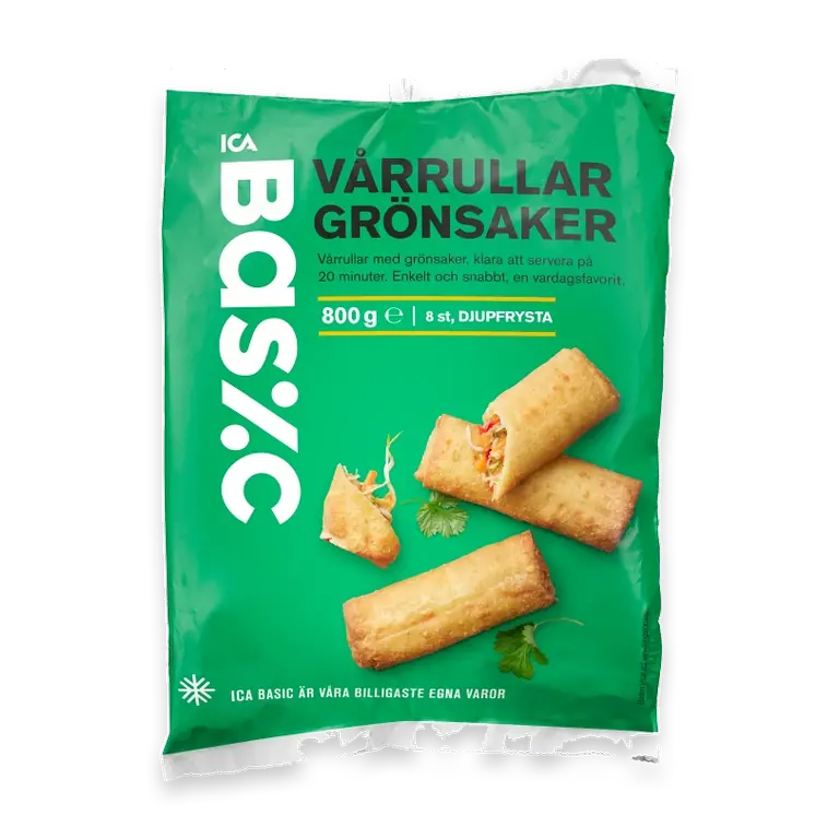 Vegetariska vårrullar med grönsaker 800g