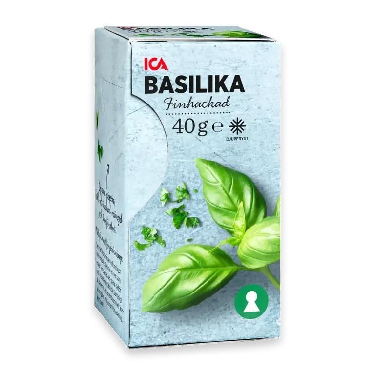 Basilika Finhackad Fryst 40g