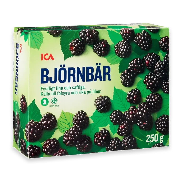 Björnbär Fryst 250g