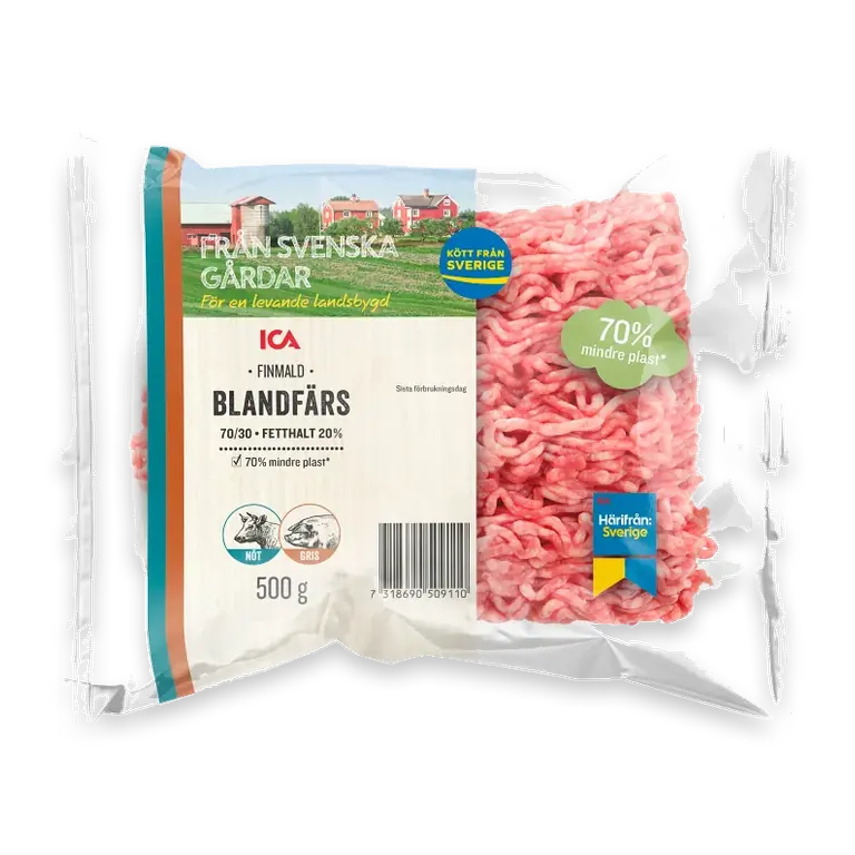 Blandfärs Färsk 20% 500g