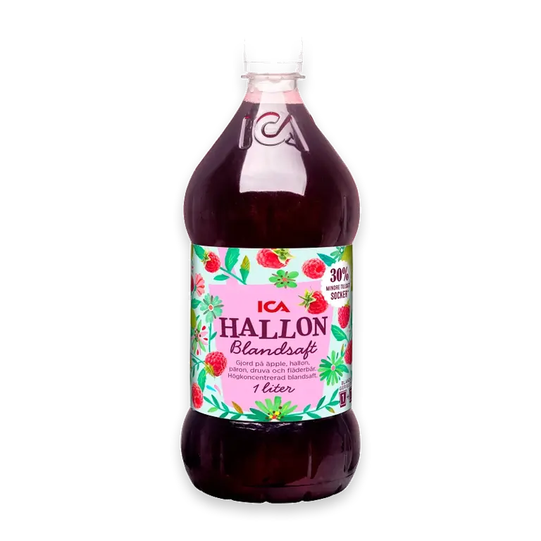 Blandsaft Hallon Högkoncentrerat 1l