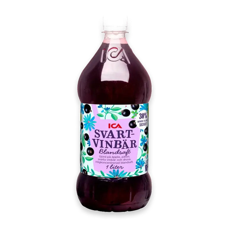 Blandsaft Svartvinbär Högkoncentrerat 1l