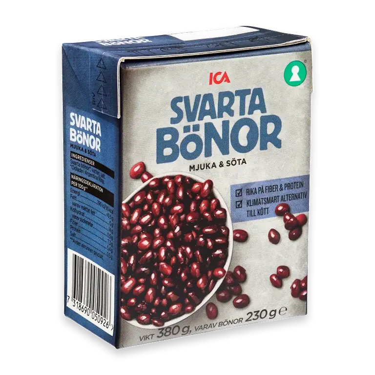 Bönor Svarta 380g