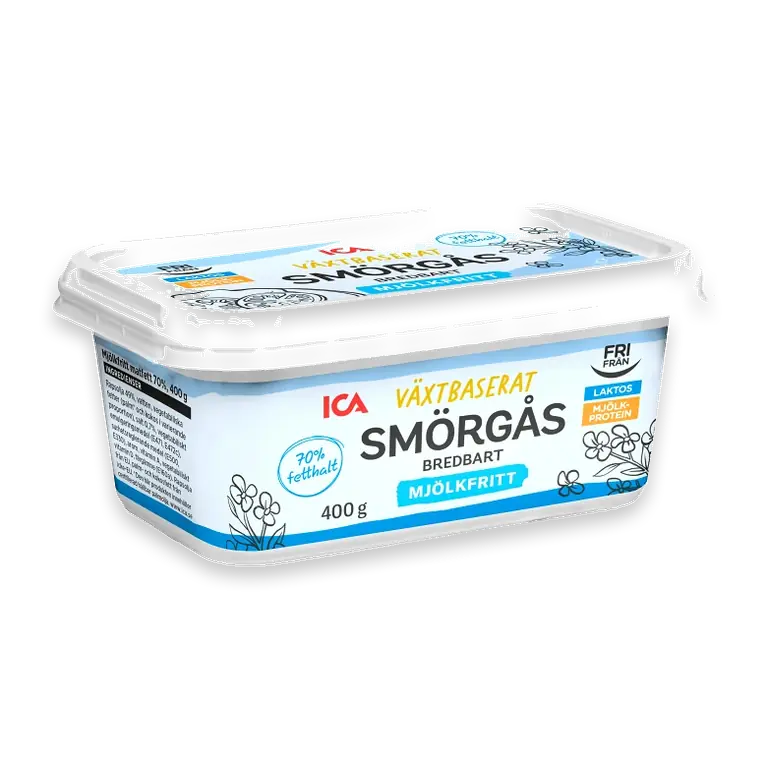 Bordsmargarin Smörgås Mjölkfritt 400g