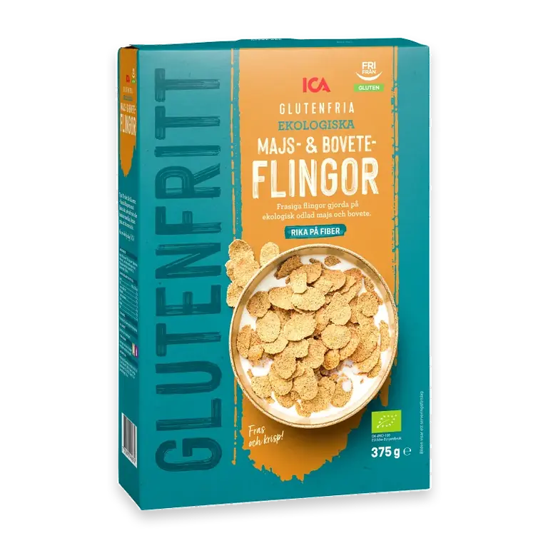 Bovetflingor Glutenfria Ekologiska 375g