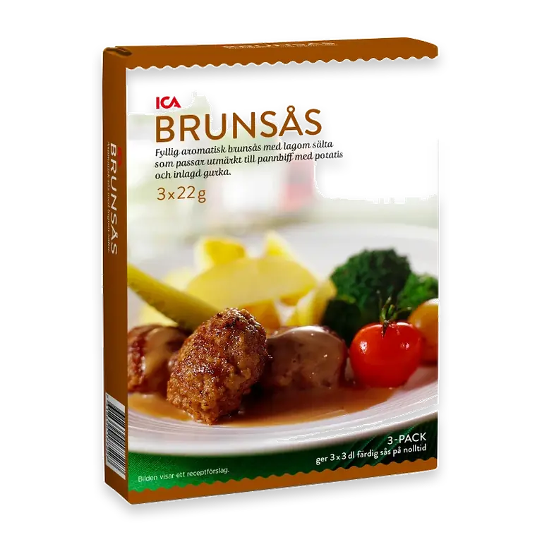 Brunsås 3-p 66g