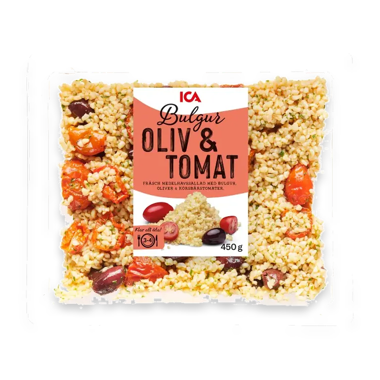 Bulgur med Oliv & Tomat 450g