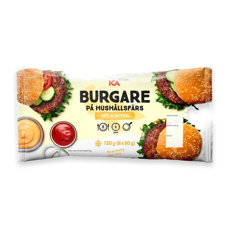 Burgare av hushållsfärs 720g