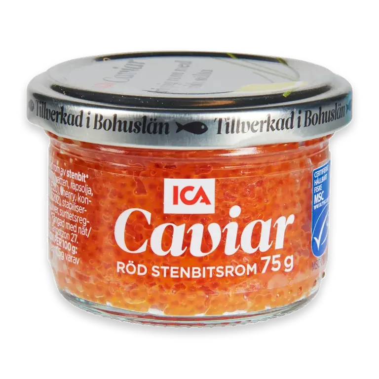 Caviar röd stenbitsrom 75g
