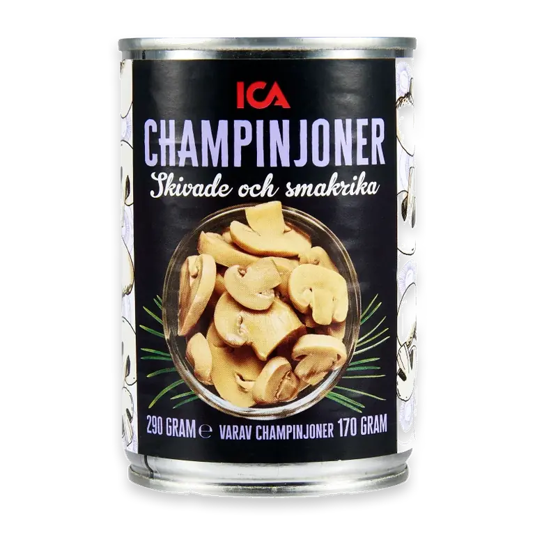 Champinjoner Skivade 290g