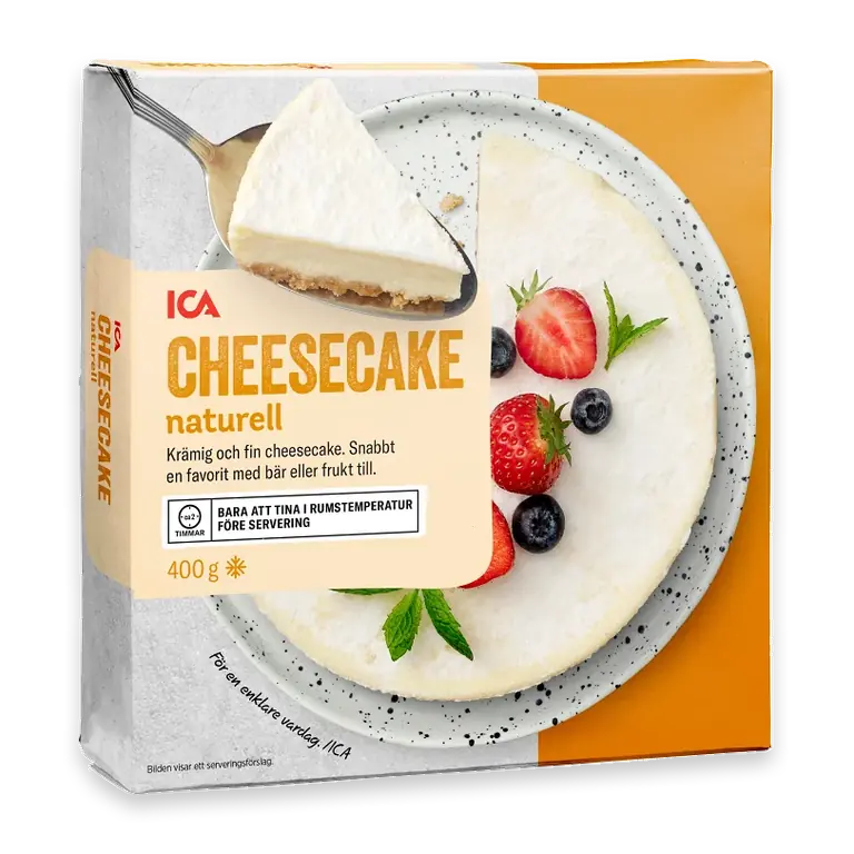 Cheesecake naturell Fryst 400g