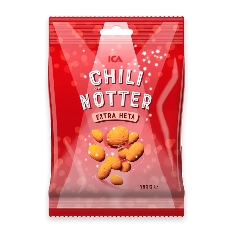 Chilinötter Extra Heta 150g