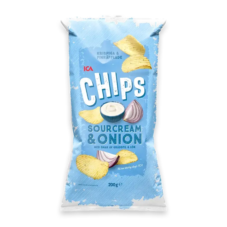 Chips Sourcream & Onion 200g