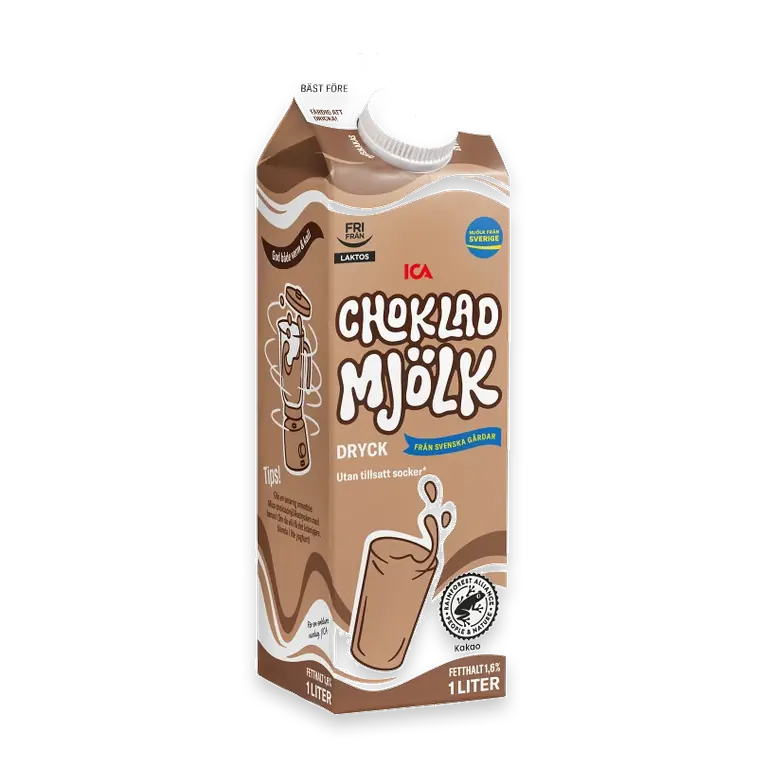 Chokladmjölkdryck Laktosfri 1,6% 1l