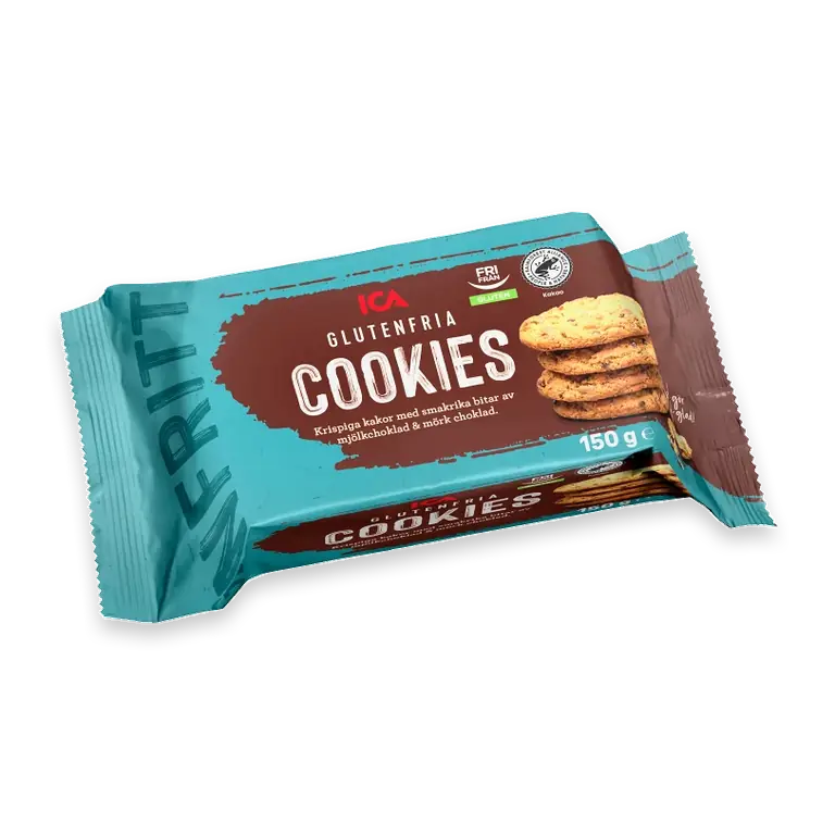 Cookies Ljus & mörk choklad Glutenfri 150g