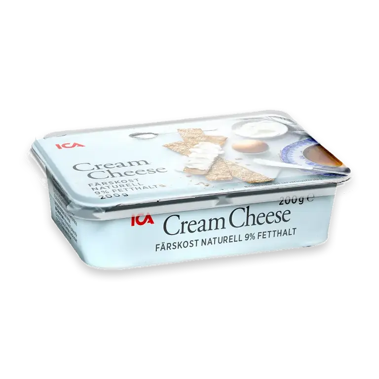 Cream cheese Naturell 9% 200g