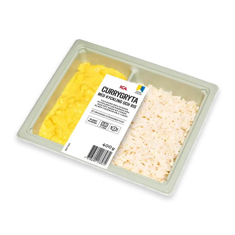 Currygryta med kyckling och ris 400g