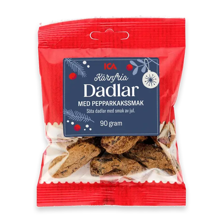 Dadlar med Pepparkakssmak kärnfria 90g