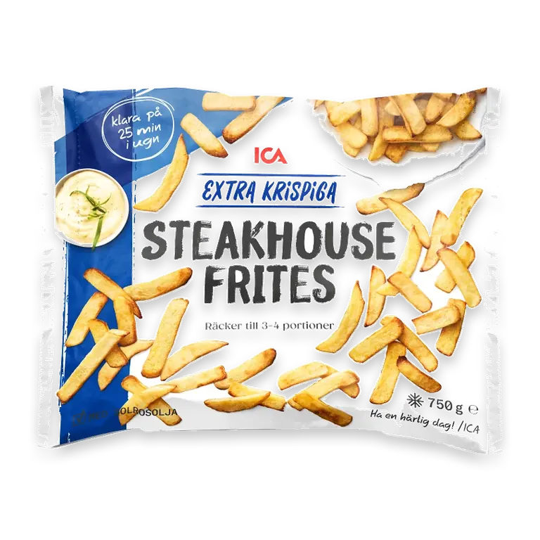 Extra krispiga steakhouse frites 750g