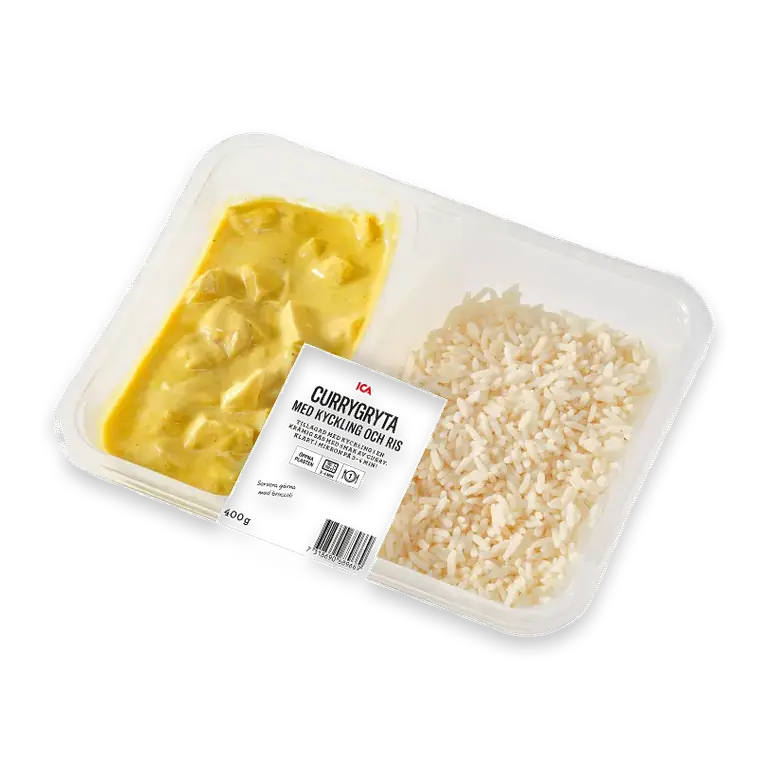 Färdigmat Currygryta med Kyckling och Ris 400g