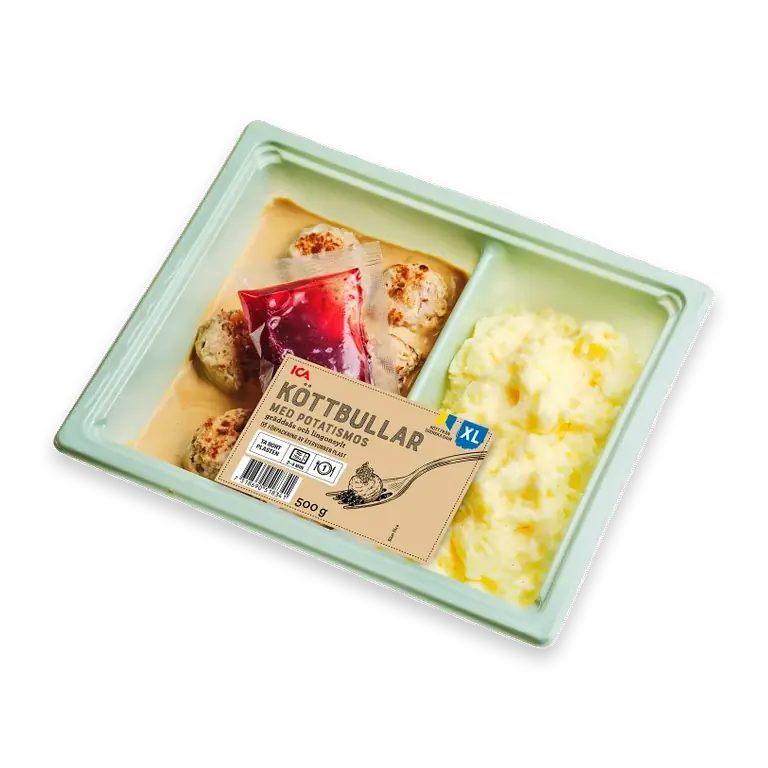 Färdigmat Köttbullar Potatismos Lingonsylt XL 500g
