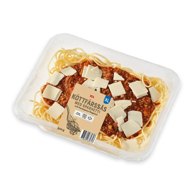 Färdigmat Köttfärssås Spaghetti Parmesan XL 500g
