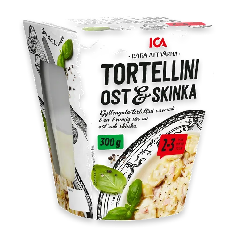 Färdigmat Tortellini Ost och Skinka