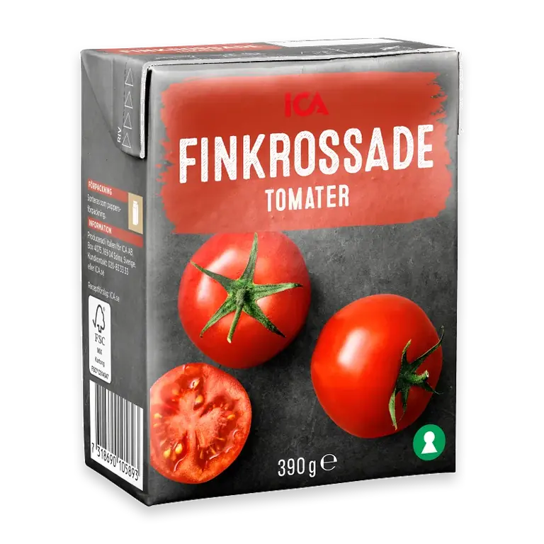 Finkrossade Tomater 390g
