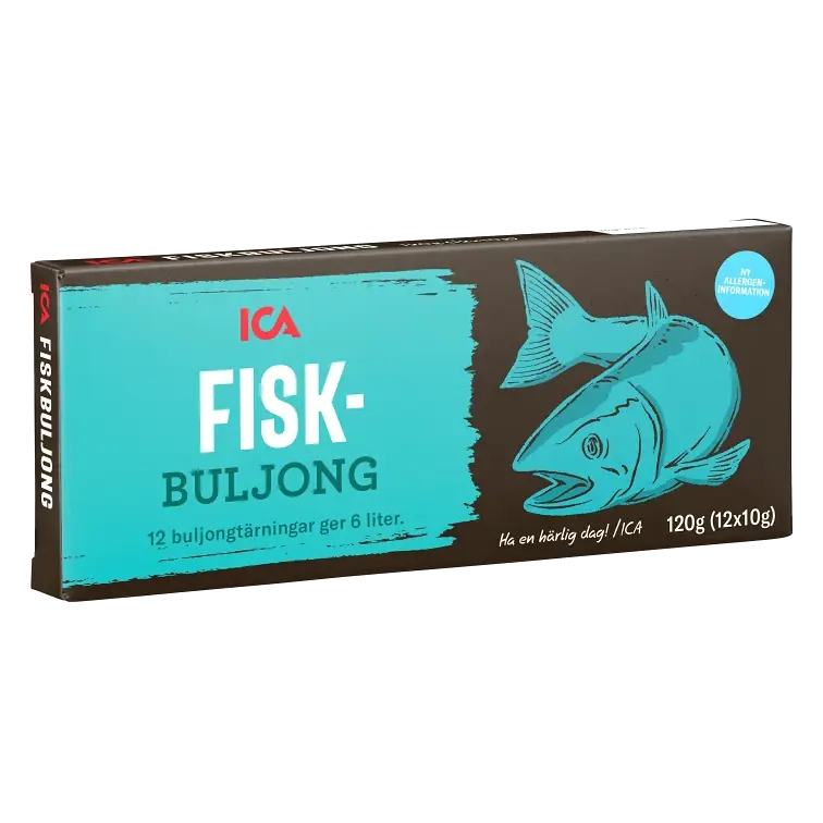 Fiskbuljong tärning 120g