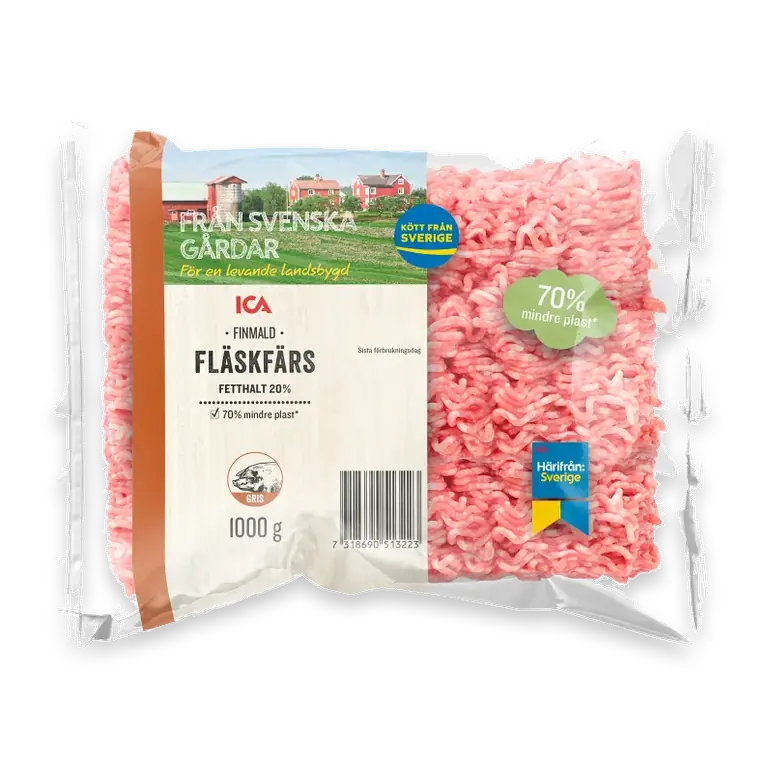 Fläskfärs Färsk 20% 1kg