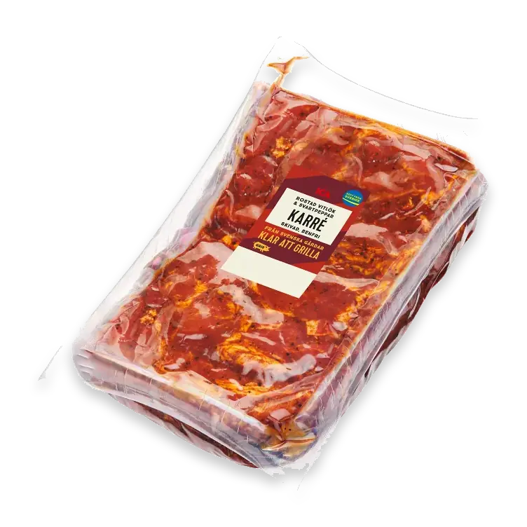 Fläskkarré Rostad Vitlök & Svartpeppar Skivad Benfri ca 1,1kg