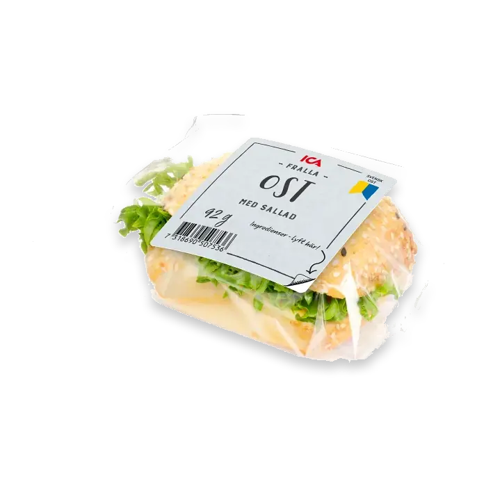 Fralla med Ost och Sallad 92g