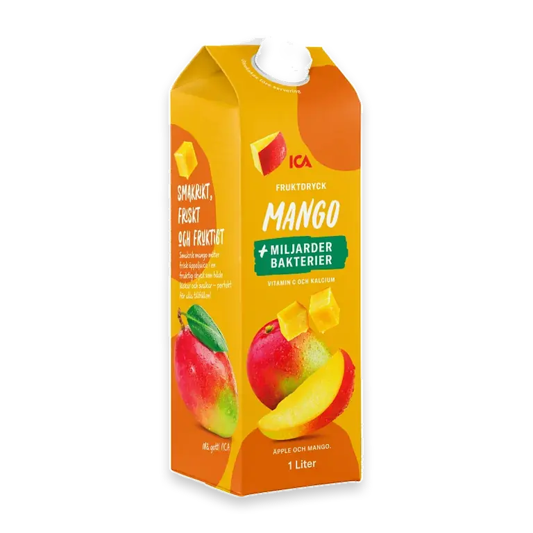 Fruktdryck Mango med bakteriekultur 1000ml