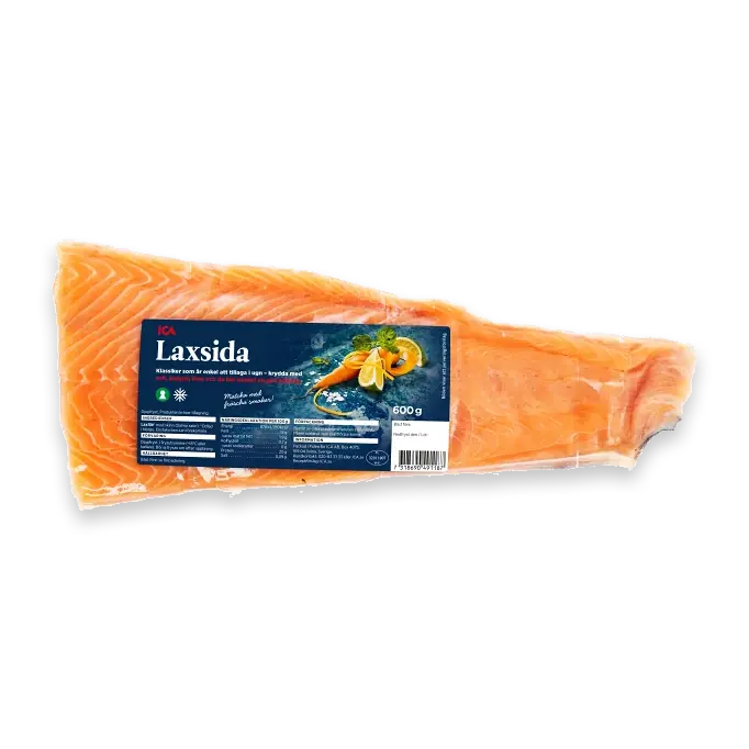 Fryst Laxsida 600g