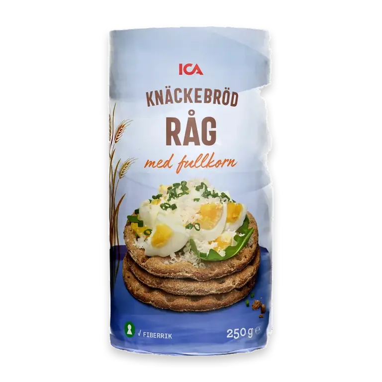 Fullkornsknäcke Råg 250g