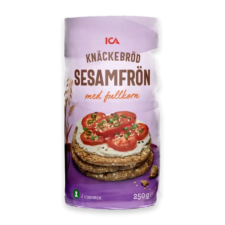 Fullkornsknäcke Sesam 250g