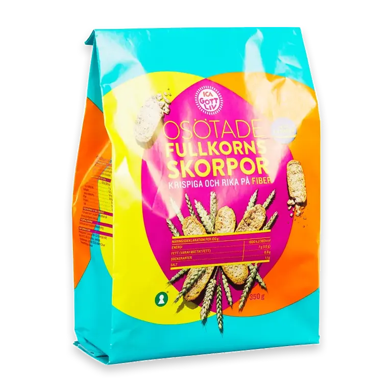 Fullkornsskorpor 350g ICA Gott Liv