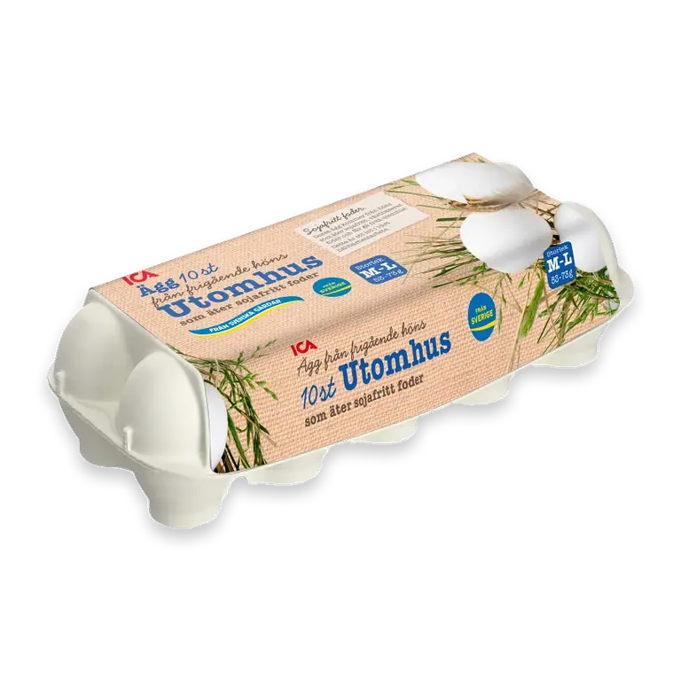 Gårdsägg M/L 10-p
