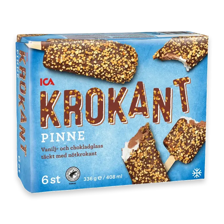 Glass Krokantpinne 6-p
