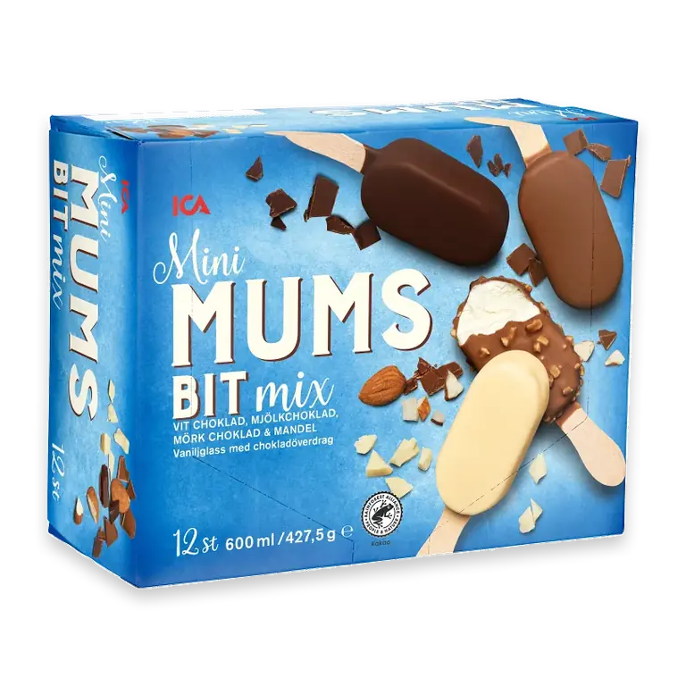 Glasspinne Minimumsbit Mandel & choklad 12-p 420g