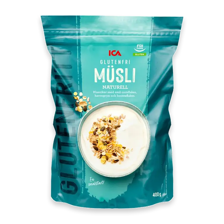 Glutenfri Musli Naturell 400g