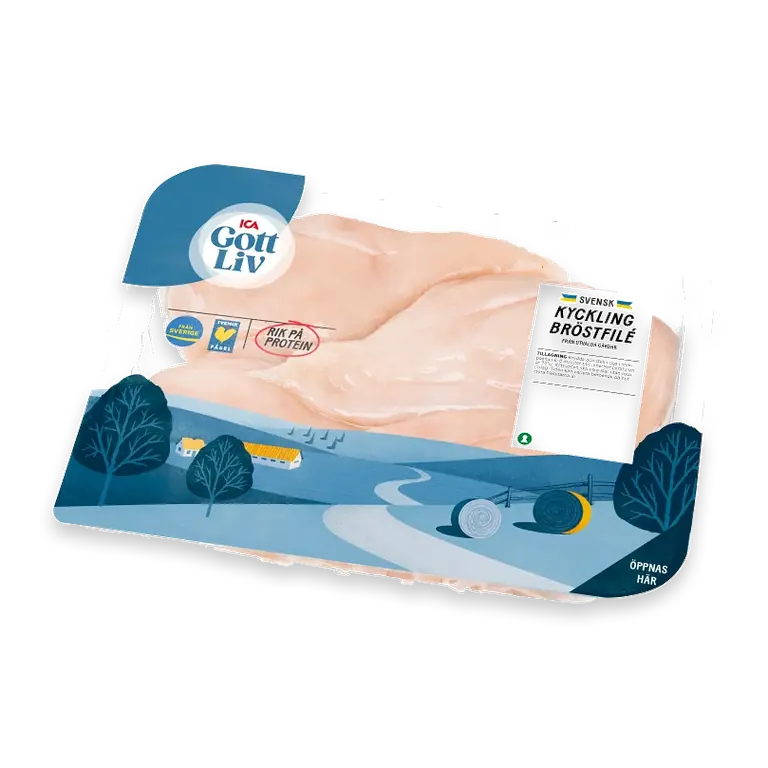 Kycklingbröstfilé Färsk 840g