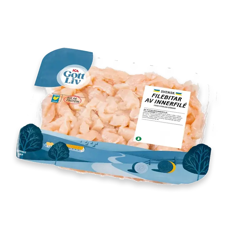 Kycklingfilé Färsk Strimlad 600g