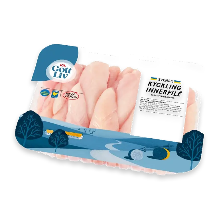 Kycklinginnerfilé Färsk 600g