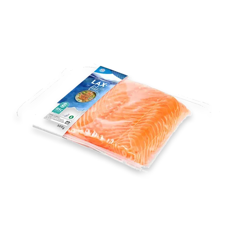 Laxfilé Färsk i bit 500g Miljömärkt
