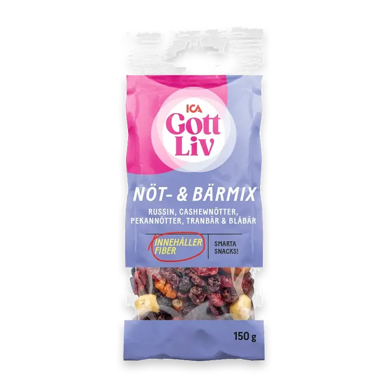 Nöt & bärmix 150g